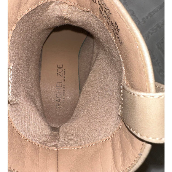Rachel Zoe Rocky Low Cowboy Boots | Light Tan | Size 8M - Picture 9 of 9